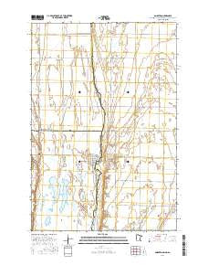 Boisberg Minnesota Current topographic map, 1:24000 scale, 7.5 X 7.5 Minute, Year 2016