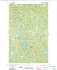 Bootleg Lake Minnesota Historical topographic map, 1:24000 scale, 7.5 X 7.5 Minute, Year 1963