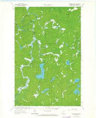 Bootleg Lake Minnesota Historical topographic map, 1:24000 scale, 7.5 X 7.5 Minute, Year 1963
