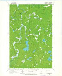 Bootleg Lake Minnesota Historical topographic map, 1:24000 scale, 7.5 X 7.5 Minute, Year 1963
