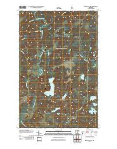 Bootleg Lake Minnesota Historical topographic map, 1:24000 scale, 7.5 X 7.5 Minute, Year 2011