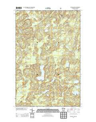 Bootleg Lake Minnesota Historical topographic map, 1:24000 scale, 7.5 X 7.5 Minute, Year 2013