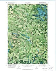 Borden Lake Minnesota Historical topographic map, 1:24000 scale, 7.5 X 7.5 Minute, Year 1972