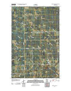 Borden Lake Minnesota Historical topographic map, 1:24000 scale, 7.5 X 7.5 Minute, Year 2010