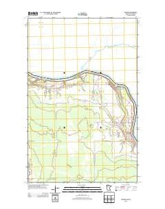 Border Minnesota Historical topographic map, 1:24000 scale, 7.5 X 7.5 Minute, Year 2013