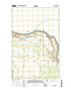 Border Minnesota Current topographic map, 1:24000 scale, 7.5 X 7.5 Minute, Year 2016