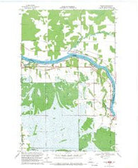 Border Minnesota Historical topographic map, 1:24000 scale, 7.5 X 7.5 Minute, Year 1968