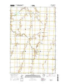 Borup Minnesota Current topographic map, 1:24000 scale, 7.5 X 7.5 Minute, Year 2016