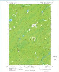 Boulder Lake Reservoir NE Minnesota Historical topographic map, 1:24000 scale, 7.5 X 7.5 Minute, Year 1957