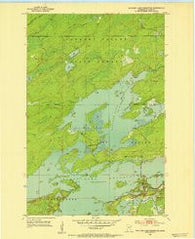 Boulder Lake Reservoir Minnesota Historical topographic map, 1:24000 scale, 7.5 X 7.5 Minute, Year 1953