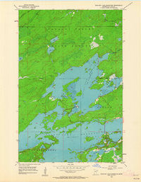 Boulder Lake Reservoir Minnesota Historical topographic map, 1:24000 scale, 7.5 X 7.5 Minute, Year 1953