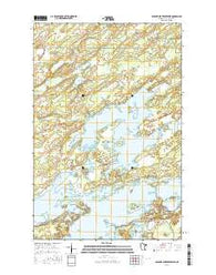 Boulder Lake Reservoir Minnesota Current topographic map, 1:24000 scale, 7.5 X 7.5 Minute, Year 2016