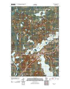 Bovey Minnesota Historical topographic map, 1:24000 scale, 7.5 X 7.5 Minute, Year 2010