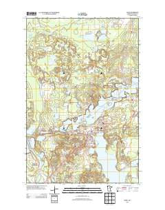 Bovey Minnesota Historical topographic map, 1:24000 scale, 7.5 X 7.5 Minute, Year 2013
