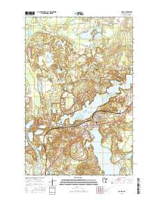 Bovey Minnesota Current topographic map, 1:24000 scale, 7.5 X 7.5 Minute, Year 2016