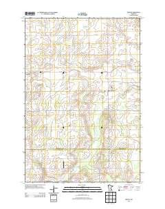 Bowlus Minnesota Historical topographic map, 1:24000 scale, 7.5 X 7.5 Minute, Year 2013