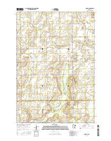 Bowlus Minnesota Current topographic map, 1:24000 scale, 7.5 X 7.5 Minute, Year 2016