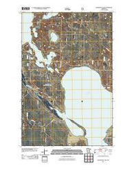 Bowstring Lake Minnesota Historical topographic map, 1:24000 scale, 7.5 X 7.5 Minute, Year 2011