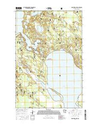 Bowstring Lake Minnesota Current topographic map, 1:24000 scale, 7.5 X 7.5 Minute, Year 2016