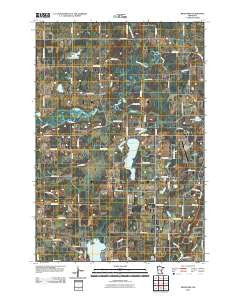 Bradford Minnesota Historical topographic map, 1:24000 scale, 7.5 X 7.5 Minute, Year 2010