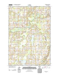 Bradford Minnesota Historical topographic map, 1:24000 scale, 7.5 X 7.5 Minute, Year 2013