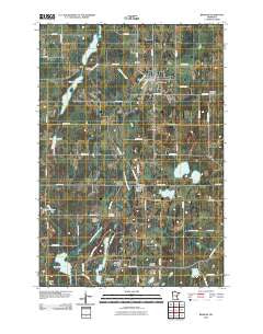 Braham Minnesota Historical topographic map, 1:24000 scale, 7.5 X 7.5 Minute, Year 2010