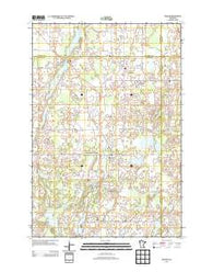 Braham Minnesota Historical topographic map, 1:24000 scale, 7.5 X 7.5 Minute, Year 2013