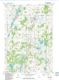 Braham Minnesota Historical topographic map, 1:24000 scale, 7.5 X 7.5 Minute, Year 1983