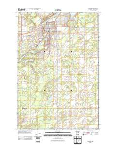 Brainerd Minnesota Historical topographic map, 1:24000 scale, 7.5 X 7.5 Minute, Year 2013