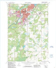 Brainerd Minnesota Historical topographic map, 1:24000 scale, 7.5 X 7.5 Minute, Year 1973