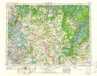 Brainerd Minnesota Historical topographic map, 1:250000 scale, 1 X 2 Degree, Year 1953