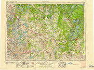 Brainerd Minnesota Historical topographic map, 1:250000 scale, 1 X 2 Degree, Year 1958