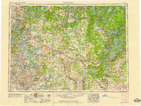 Brainerd Minnesota Historical topographic map, 1:250000 scale, 1 X 2 Degree, Year 1958