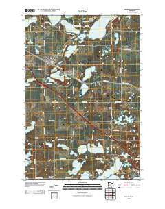 Brandon Minnesota Historical topographic map, 1:24000 scale, 7.5 X 7.5 Minute, Year 2010