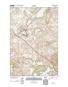 Brandon Minnesota Historical topographic map, 1:24000 scale, 7.5 X 7.5 Minute, Year 2013