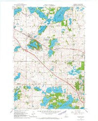 Brandon Minnesota Historical topographic map, 1:24000 scale, 7.5 X 7.5 Minute, Year 1966