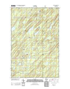 Brimson Minnesota Historical topographic map, 1:24000 scale, 7.5 X 7.5 Minute, Year 2013