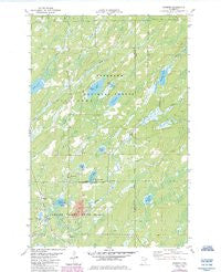 Brimson Minnesota Historical topographic map, 1:24000 scale, 7.5 X 7.5 Minute, Year 1981