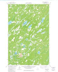 Brimson Minnesota Historical topographic map, 1:24000 scale, 7.5 X 7.5 Minute, Year 1981