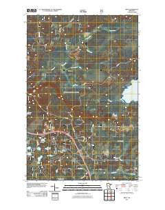 Britt Minnesota Historical topographic map, 1:24000 scale, 7.5 X 7.5 Minute, Year 2011