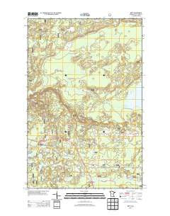 Britt Minnesota Historical topographic map, 1:24000 scale, 7.5 X 7.5 Minute, Year 2013