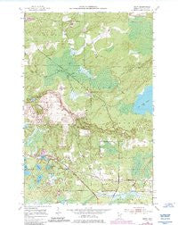 Britt Minnesota Historical topographic map, 1:24000 scale, 7.5 X 7.5 Minute, Year 1951