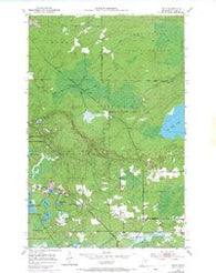 Britt Minnesota Historical topographic map, 1:24000 scale, 7.5 X 7.5 Minute, Year 1951