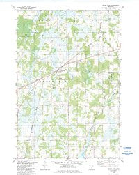 Brook Park Minnesota Historical topographic map, 1:24000 scale, 7.5 X 7.5 Minute, Year 1983