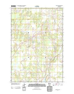 Brook Park Minnesota Historical topographic map, 1:24000 scale, 7.5 X 7.5 Minute, Year 2013