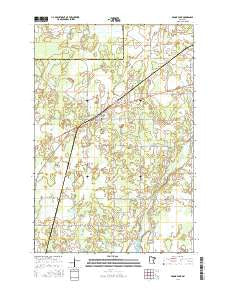 Brook Park Minnesota Current topographic map, 1:24000 scale, 7.5 X 7.5 Minute, Year 2016