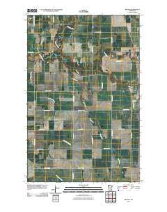 Brooks Minnesota Historical topographic map, 1:24000 scale, 7.5 X 7.5 Minute, Year 2010