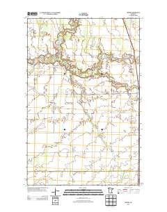 Brooks Minnesota Historical topographic map, 1:24000 scale, 7.5 X 7.5 Minute, Year 2013