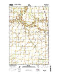 Brooks Minnesota Current topographic map, 1:24000 scale, 7.5 X 7.5 Minute, Year 2016