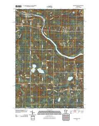 Brookston Minnesota Historical topographic map, 1:24000 scale, 7.5 X 7.5 Minute, Year 2010
